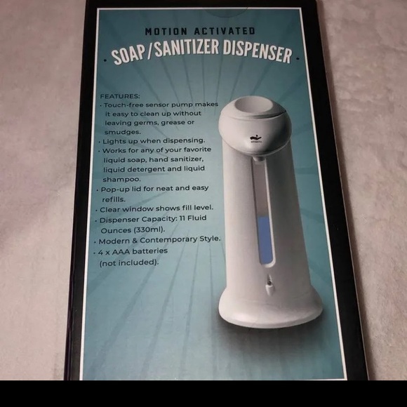 Motion activated soap/sanitizer dispenser - Picture 2 of 5